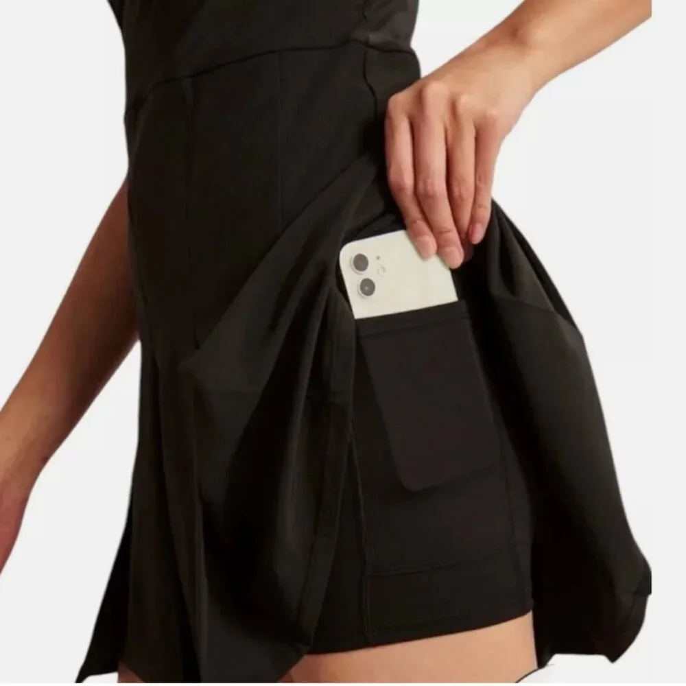 Abercrombie & Fitch Pleated Traveler Mini Dress Size M - Picture 2 of 10